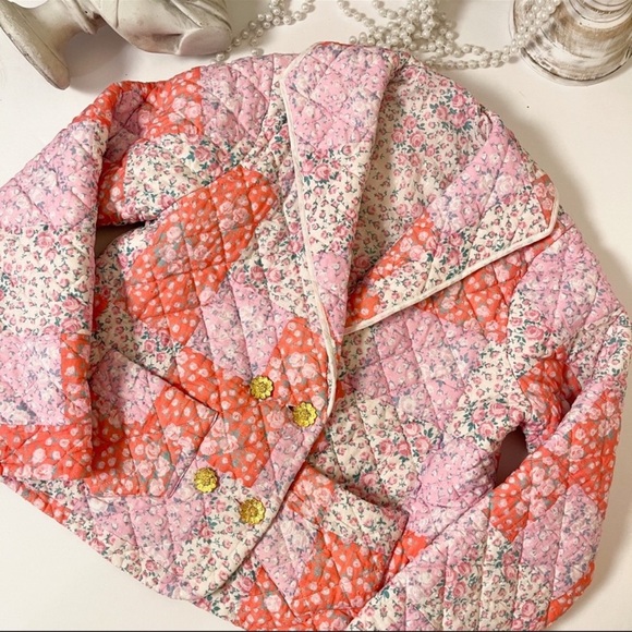 NWT LoveShackFancy Jolyn Reversible Floral Jacket - Picture 11 of 14